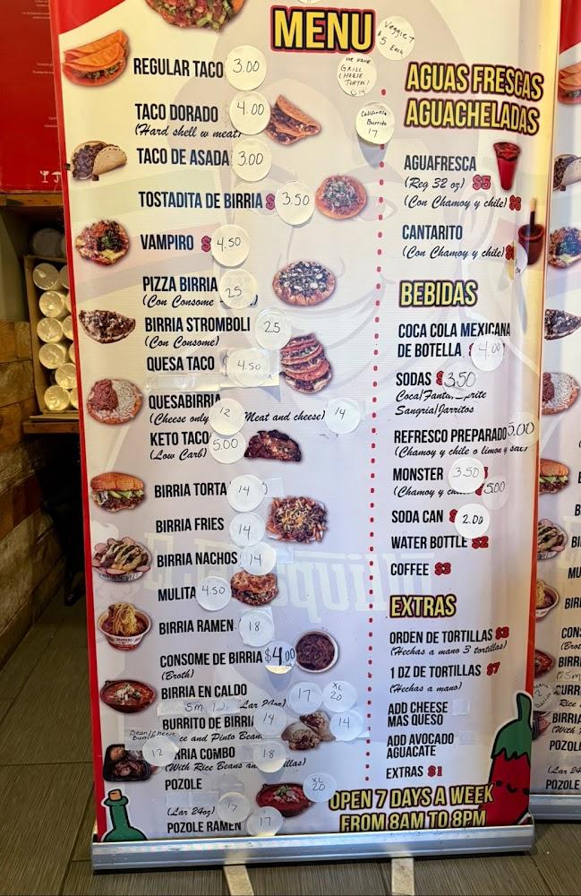 Birria and Pozole To Go Menu image 1