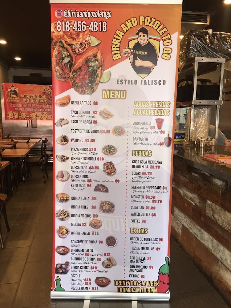 Birria and Pozole To Go Menu image 2