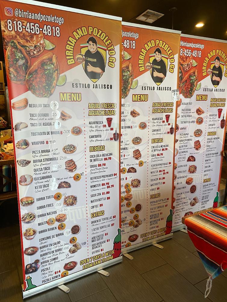 Birria and Pozole To Go Menu image 3